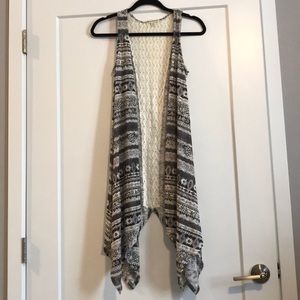Gray shawl, extra small